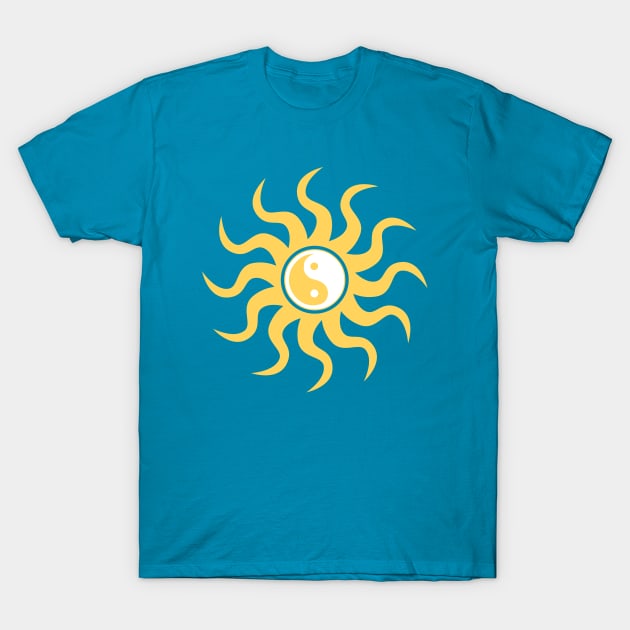 Yin yang sunshine T-Shirt by Gaspar Avila